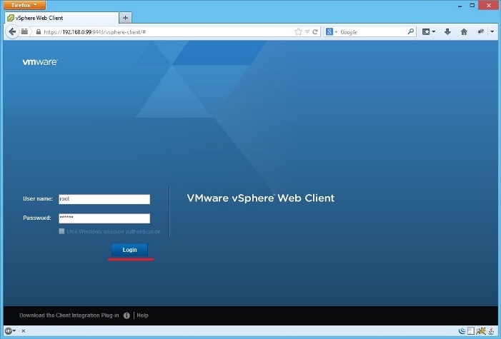 VMware vSphere Web Client